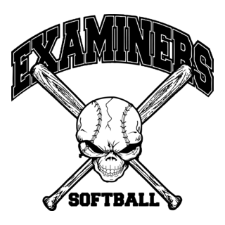 Examiners Softball Logo PNG Vector