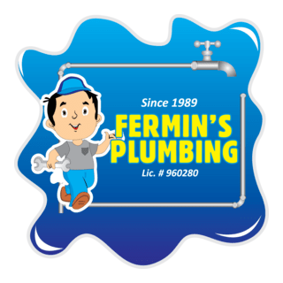 Fermin's Plumbing Logo PNG Vector