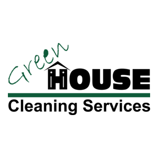 Green House Cleaning Services Logo PNG Vector