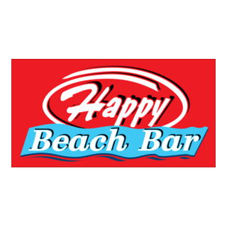 Happy Beach Bar Logo PNG Vector