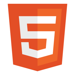 HTML5 without wordmark color Logo PNG Vector