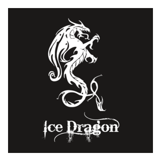 Ice Dragon Logo PNG Vector