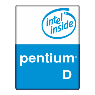 Intel Pentium D Logo PNG Vector