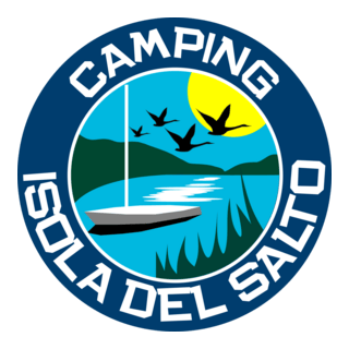 Isola del Salto Camping Logo PNG Vector