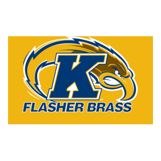 Kent State University Flasher Brass Logo PNG Vector