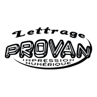 Lettrage PROVAN Logo PNG Vector