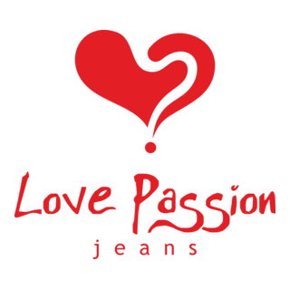 Love Passion Jeans Logo PNG Vector