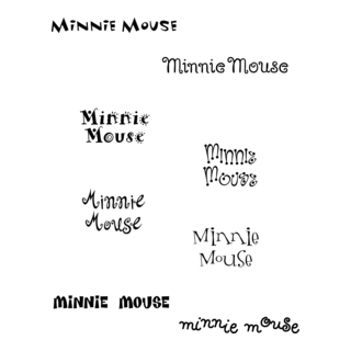 Minnie Mouse Logo PNG Vector