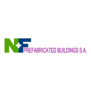 N+F Prefabricated Buildings Logo PNG Vector