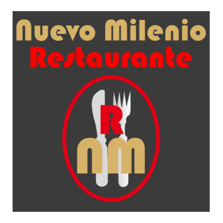 Nuevo Milenio Restaurante Logo PNG Vector