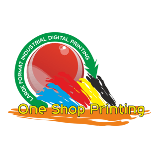 One Shop Printing Logo PNG Vector