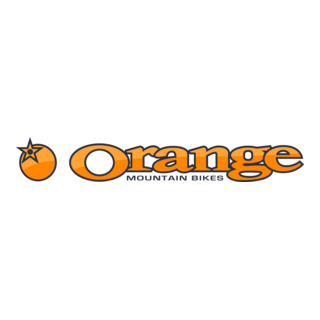 Orange Bikes Logo PNG Vector