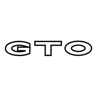 Pontiac GTO Logo PNG Vector