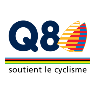 Q8 Soutient le Cyclisme Logo PNG Vector