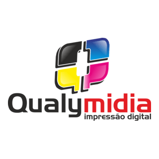 Qualymidia impressão digital Logo PNG Vector