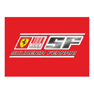Scuderia Ferrari Marlboro 2010 Barcode Logo PNG Vector