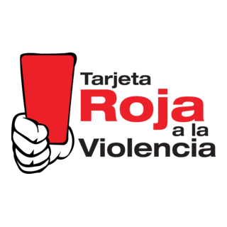 Tarjeta Roja a la Violencia Logo PNG Vector