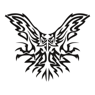 Tribal Eagle Logo PNG Vector