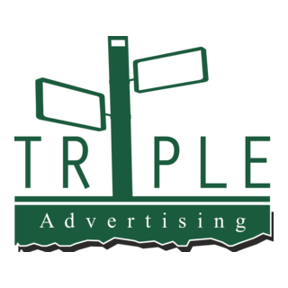 Triple Advertising Logo PNG Vector