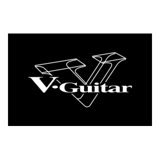 V-Guitar Logo PNG Vector