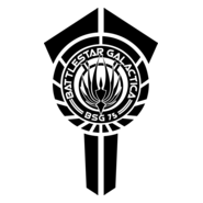 Battlestar Galactica Banner Logo PNG Vector