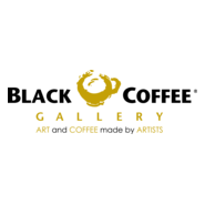 Black Coffee Gallery Logo PNG Vector