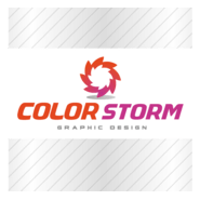 Color Storm Graphic Design Logo PNG Vector