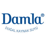 Damla Doğal Kaynak Suyu Logo PNG Vector