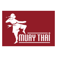 Muay Thai Kickboxer Logo PNG Vector