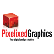 Pixelized Graphics Logo PNG Vector