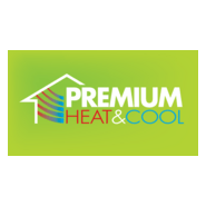 Premium Heat & Cool Logo PNG Vector