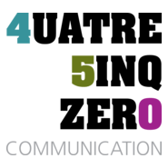 Quatre Cinq Zero Communication Logo PNG Vector