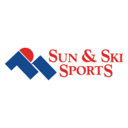 Sun and Ski Sports Logo PNG Vector