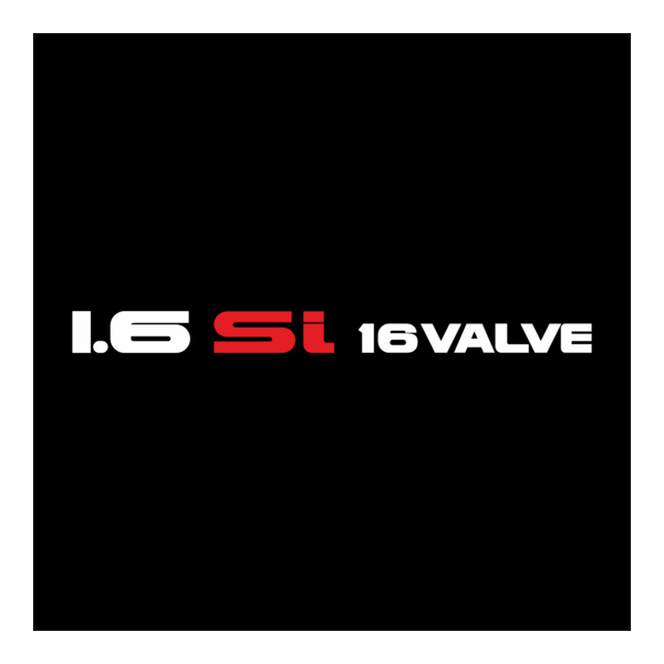 1.6 Si 16 Valve Logo PNG Vector