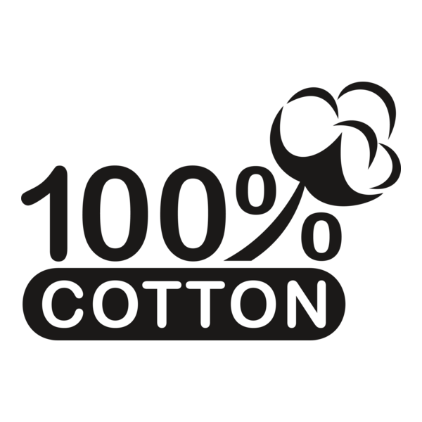100% Cotton Logo PNG Vector