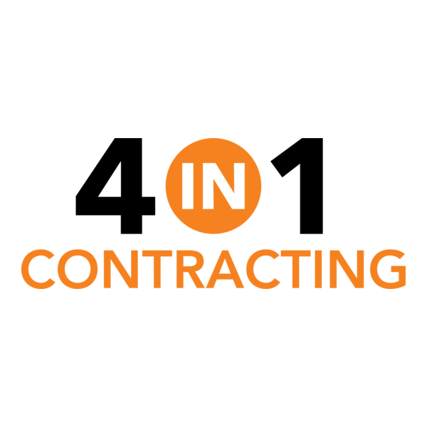 4 in 1 Contracting Logo PNG Vector