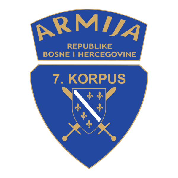 7. Korpus Armije BiH Logo PNG Vector