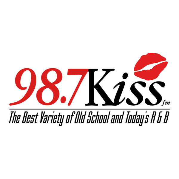98.7 Kiss FM Logo PNG Vector