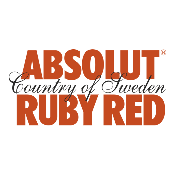 Absolut Ruby Red Logo PNG Vector