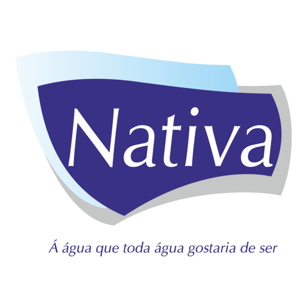 Água Mineral Nativa Logo PNG Vector