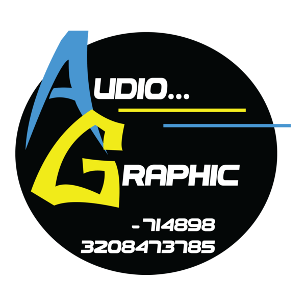 Audio Graphic Logo PNG Vector