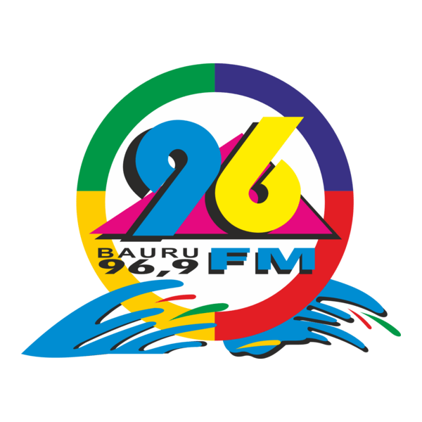 Bauru 96 fm Logo PNG Vector