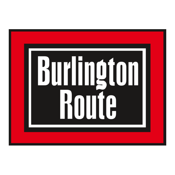 Burlington Route Logo PNG Vector