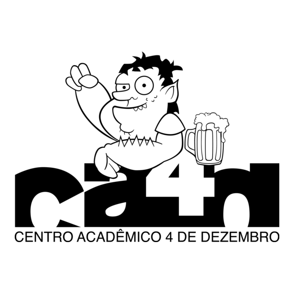CA4D - Centro Acadêmico 4 de Dezembro Logo PNG Vector