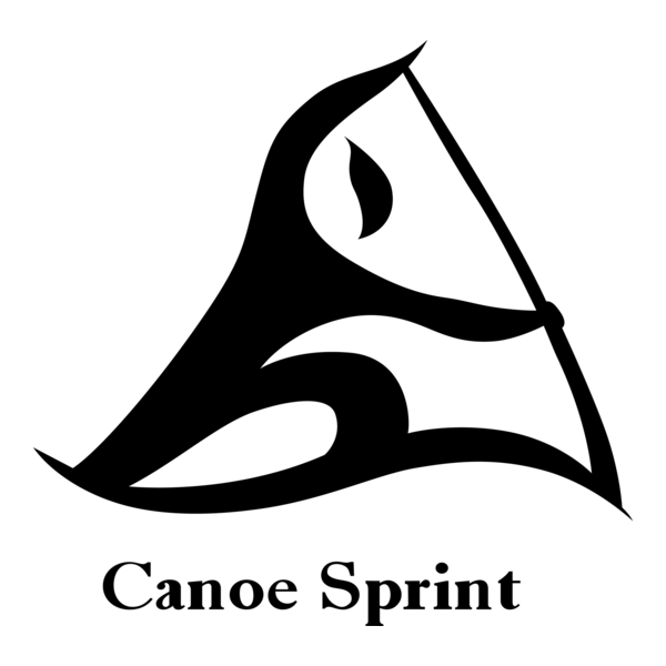 Canoe Sprint Logo PNG Vector