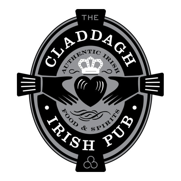 Claddagh Irish Pub Logo PNG Vector