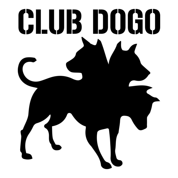 Club Dogo Black Logo PNG Vector