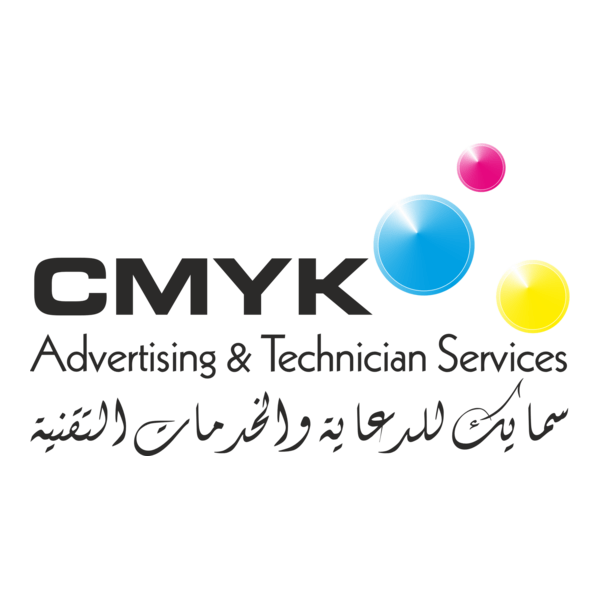CMYK Advertising & Technician Services Logo PNG Vector
