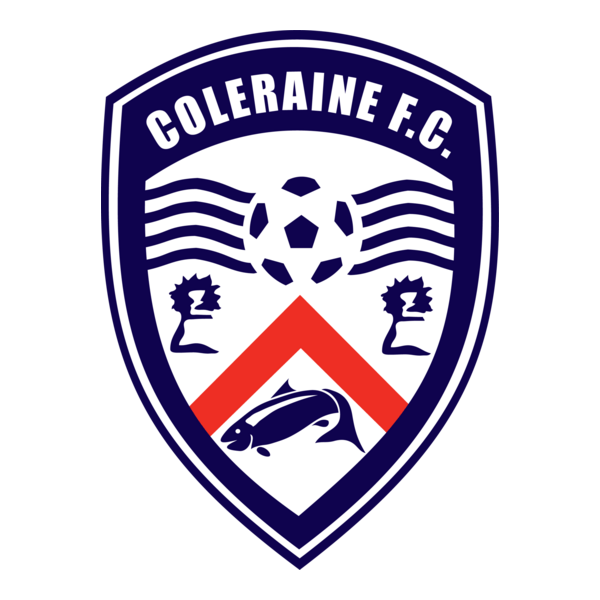 Coleraine FC Crest (Official) Logo PNG Vector