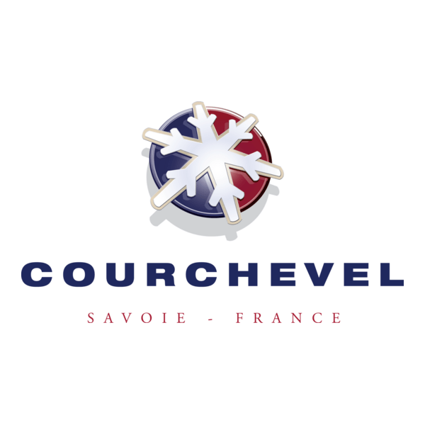 Courchevel French Ski Resort Logo PNG Vector